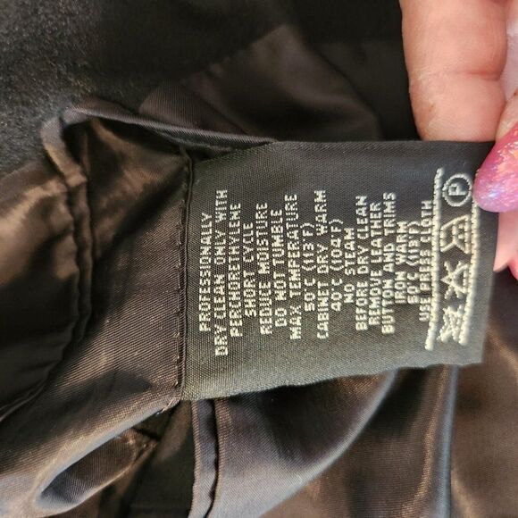 Hickey Freeman USA Made 2 Button Blazer Sport Coat 40 R Black Cashmere Boardroom - Picture 10 of 11